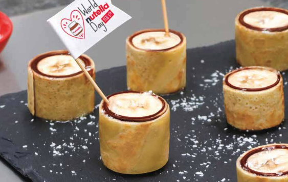 БАНАНОВЫЕ БЛИНЧИКИ «МАКИ» С NUTELLA®