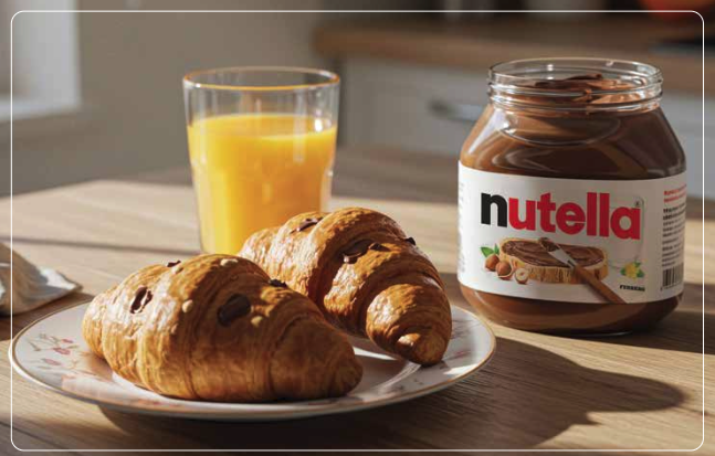 КРУАССАНЫ С NUTELLA®