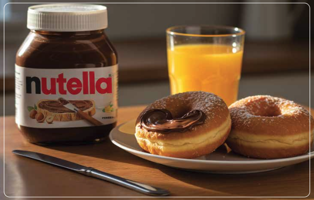 ПОНЧИКИ С NUTELLA®